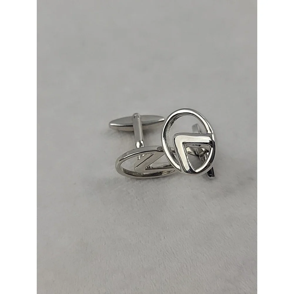 Lexus Auto Silvertone Cufflinks New Without Tags
